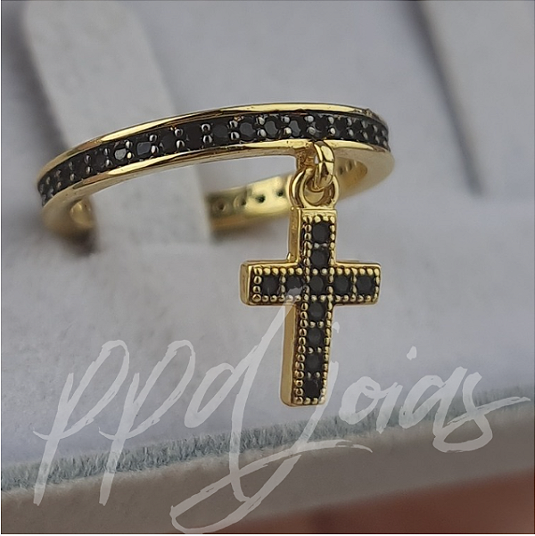Aparador Cruz Black - Ouro 18k