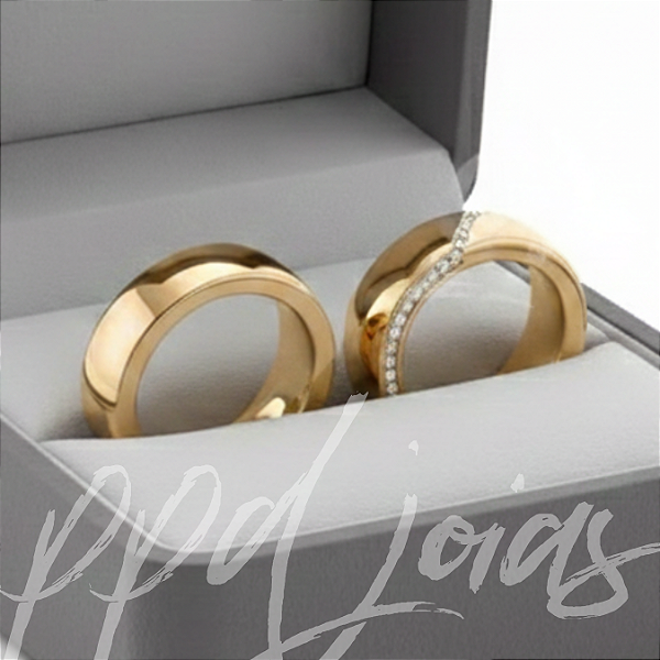 Alianças Urze (7mm) - Ouro 18k