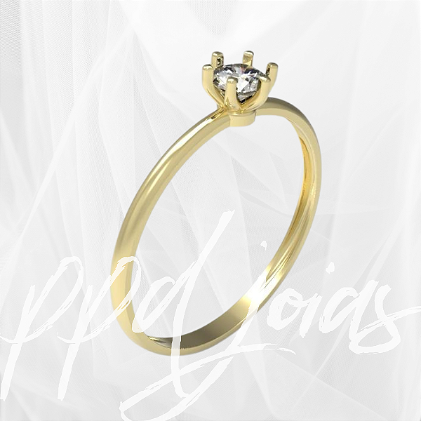 Solitário Classic Ouro 18k