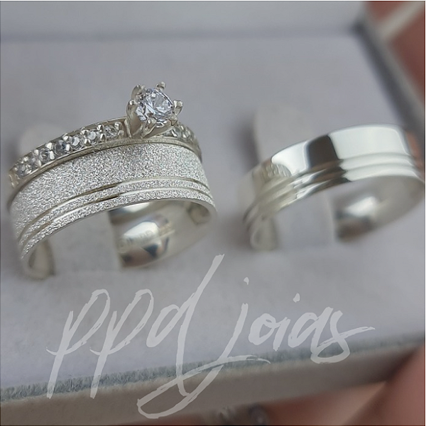 Kit compromisso Melin (6mm) - Prata 950