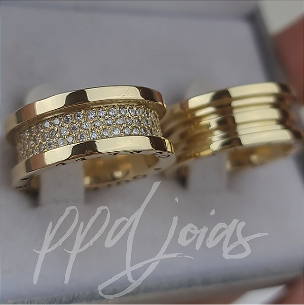 ALIANÇAS BULGARIA DJON PLUS ALTA (10MM) - OURO 18K