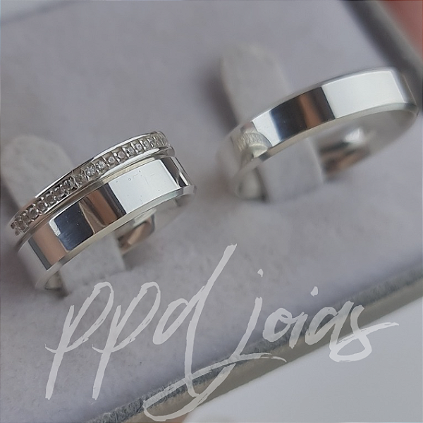 Kit de compromisso Itália (5mm) - Prata 950