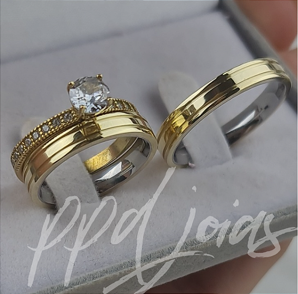 Kit casamento Stiros (4mm) - Moeda antiga