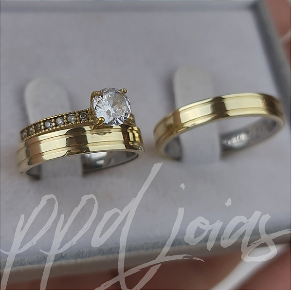 Kit casamento Stiros (4mm) - Moeda antiga