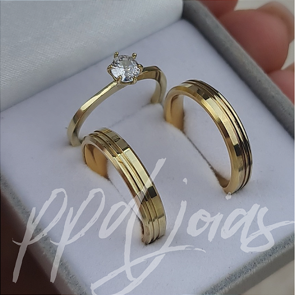 Kit casamento Itália 2 frisos (4mm) - Moeda Antiga