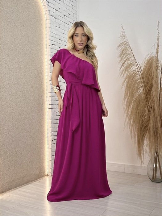 Vestido Longo Mula Manca Babado Virginia Pink - Fernanda Tavares Store -  Moda Feminina de Qualidade