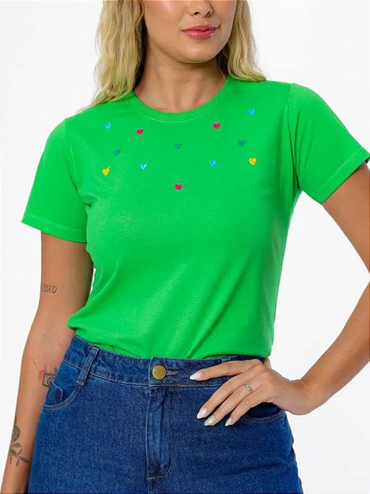 T-Shirt - Trendy - Verde - Minha T-Shirt - Maior Atacadista de T-Shirt 100%  Algodão do Brasil