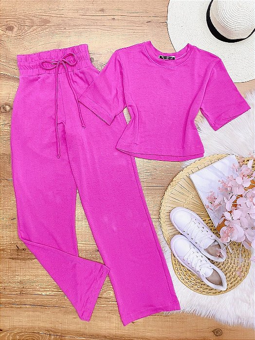 Conjunto Moletinho Zafira Pink