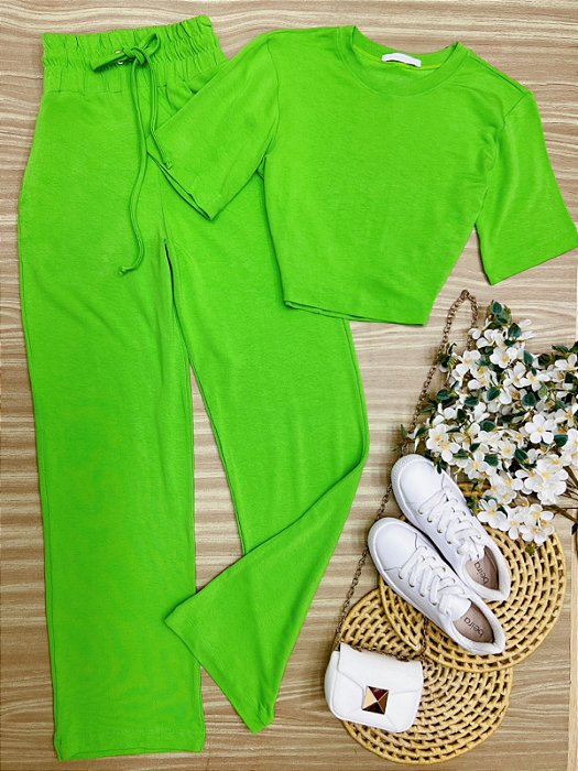 Conjunto Moletinho Zafira Verde Pistache