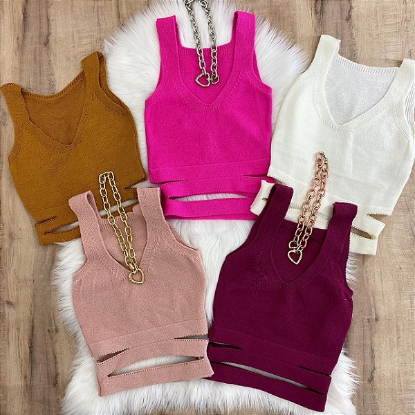 Cropped tricot modal Clearance