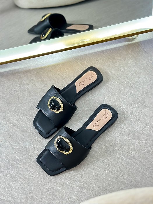 Rasteira Serena Black 76/26