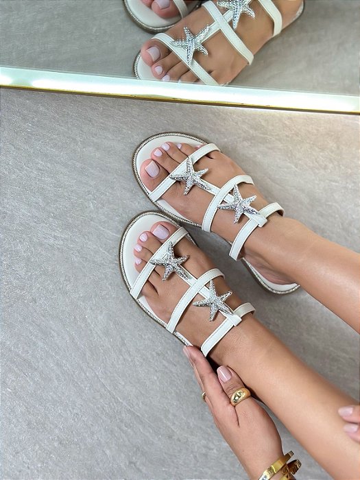 Rasteira Brilho do Mar off 15/26