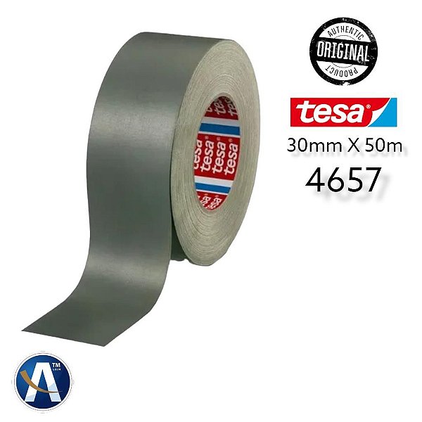 FITA DUCT TAPE PREMIUM 4657 TECIDO ACRILICA 30mmx50m TESA®