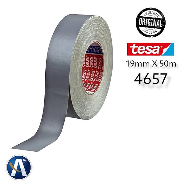 FITA DUCT TAPE PREMIUM 4657 TECIDO ACRILICA 19mmx50m TESA®