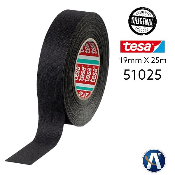 Fita Isolante tecido Lonada Chicote 19mmX25m Original Tesa®