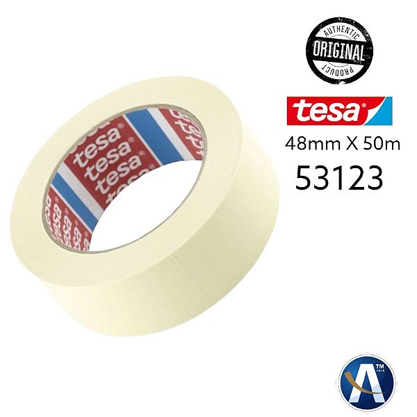 Fita Crepe Bege Profissional 48mmX50m Tesa®