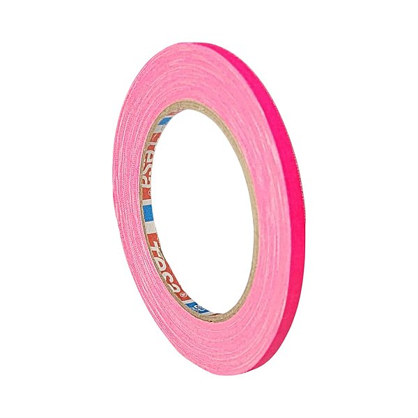 Fita Tecido Gaffer Tape Tesa 05mmX25m Rosa Fluorescente