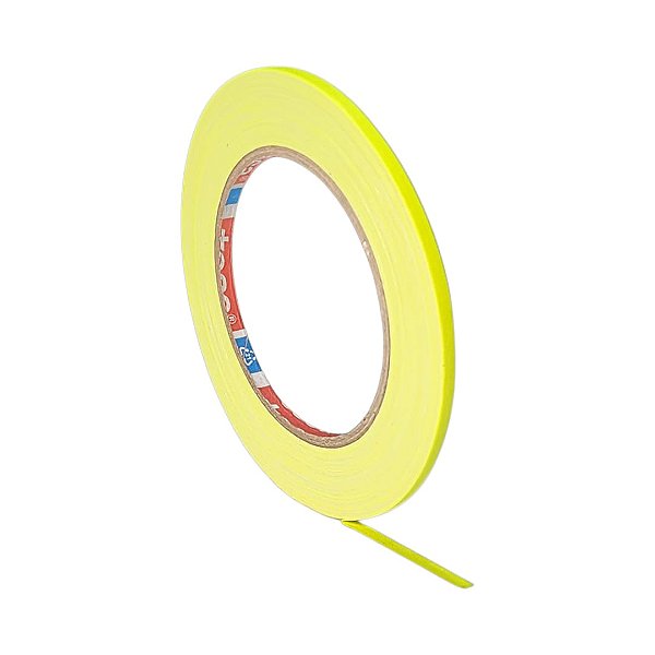 Fita Tecido Gaffer Tape Tesa 05mmX25m Amarela Fluorescente