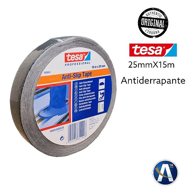 Fita Antiderrapante 60950 Preta 25mmX15m Tesa®