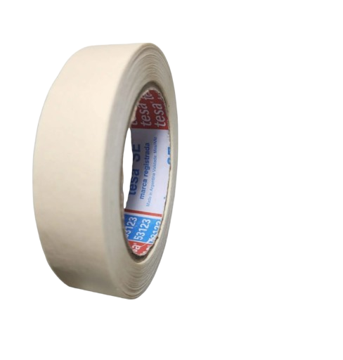 Fita Crepe Bege Profissional 24mmX50m Tesa
