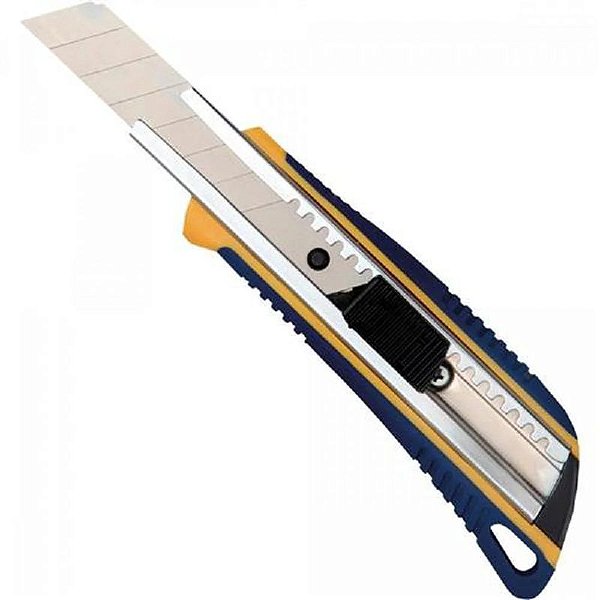 Estilete Emborrachado 18mm Profissional Brasfort