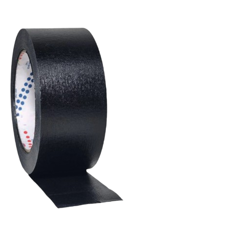 Fita Crepe Preta Eurocell Premium Alta resistência 48mmX50metros Cód. 6270