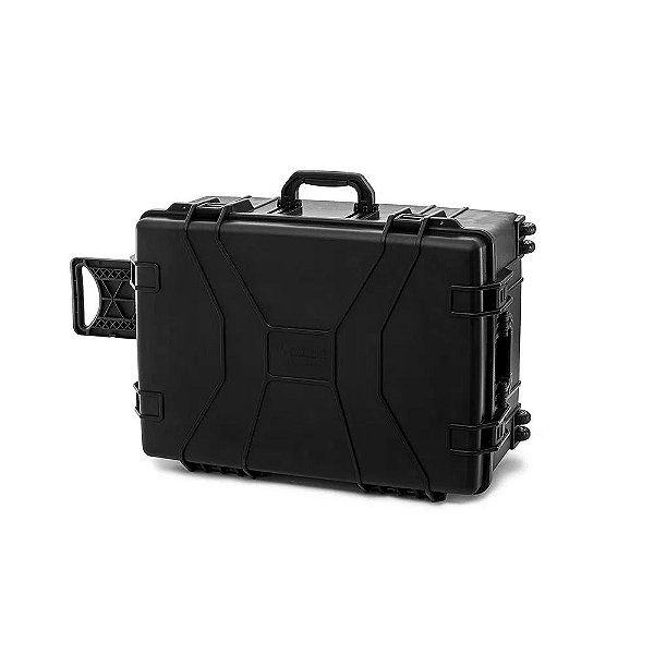 Patola Maleta Case Rígido Para Uso Geral MP0060 Preta Com Rodas
