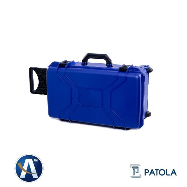 Patola Maleta Case Rígido Uso Geral Azul MP0055 Com Rodas