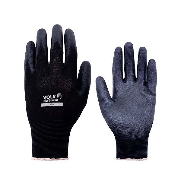 Luva Tatil Preta Tamanho GG