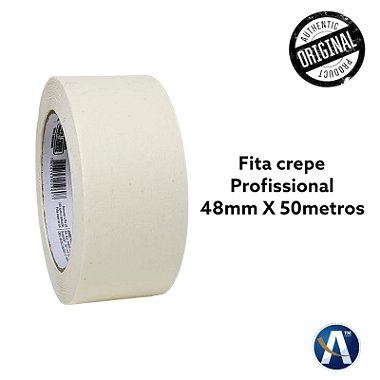 Fita Crepe Bege 48mmX50m Adere