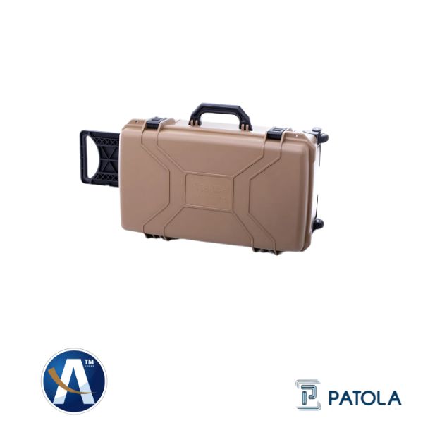 Patola Maleta Case Rígido Uso Geral Bege MP0055 Com Rodas