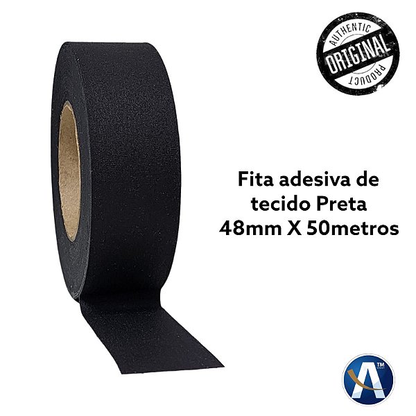 Fita Gaffer Preta 48mmX50m
