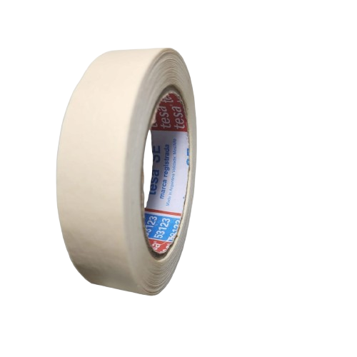 Fita Crepe Bege Profissional 24mmX40m Tesa
