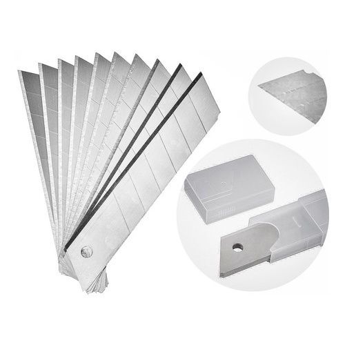 Lâmina Para Estilete 18mm Com 10 Unidades