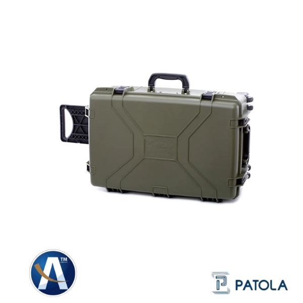 Patola Maleta Case Rígido Verde Militar MP0060 Com Rodas