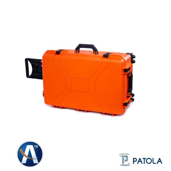 Patola Maleta Case Rígido Laranja MP0060 Com Rodas