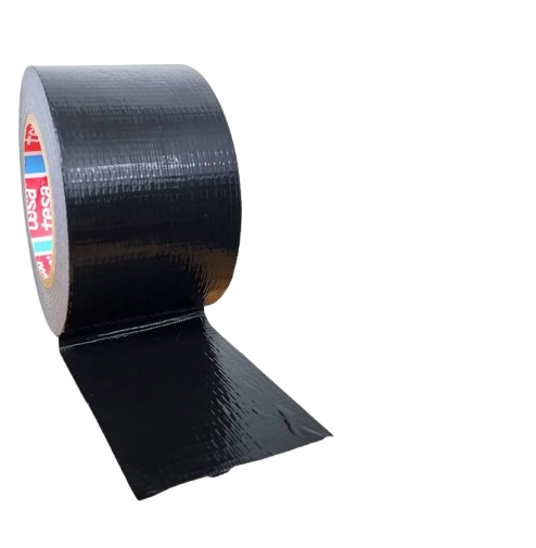 Fita Silver Tape Preta 76mmx50m Profissional Tesa Importado