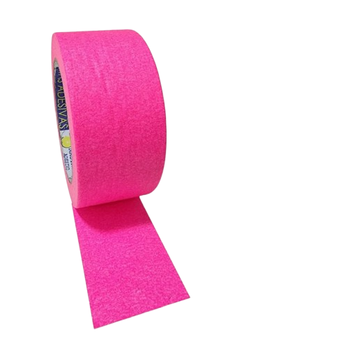 Fita Crepe 48mmx50m Cor Rosa Neon