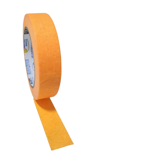 Fita Crepe 24mmx50m Cor Laranja Neon