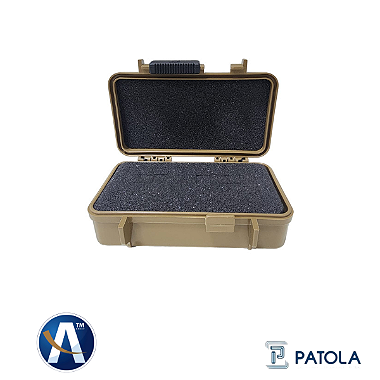 Patola Maleta Case Rígido Uso Geral MP0004 Bege Com Espuma