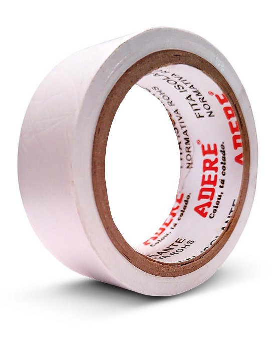 Fita Isolante Antichama 18mmx10m Branca Adere