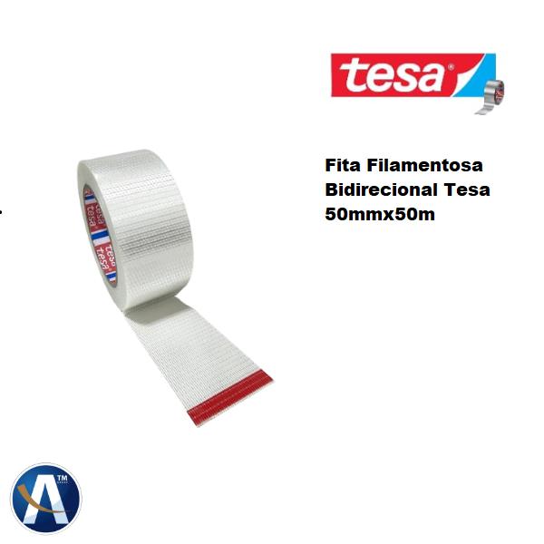 Fita Filamentosa Bidirecional 50mmX50m Tesa