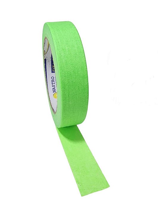 Fita Crepe 18mmx30m Cor Verde Neon