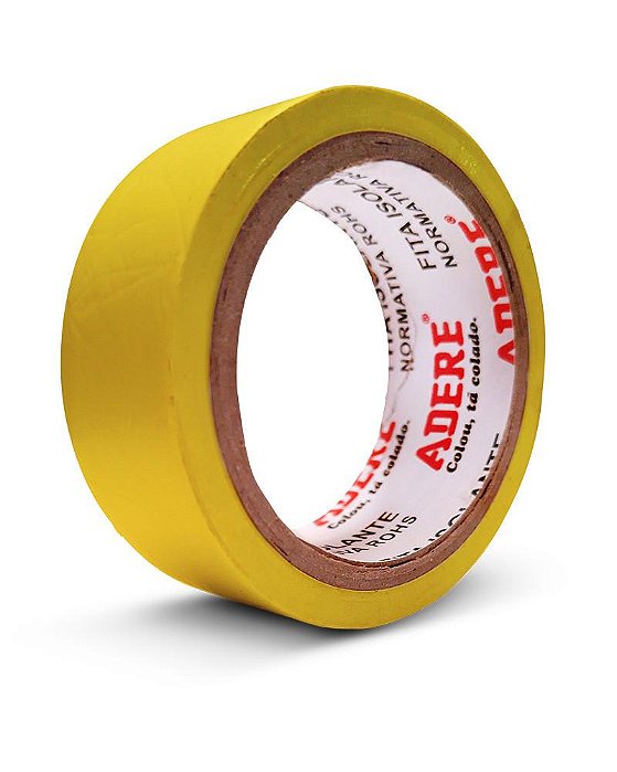Fita Isolante Antichama 18mmx10m Amarela Adere