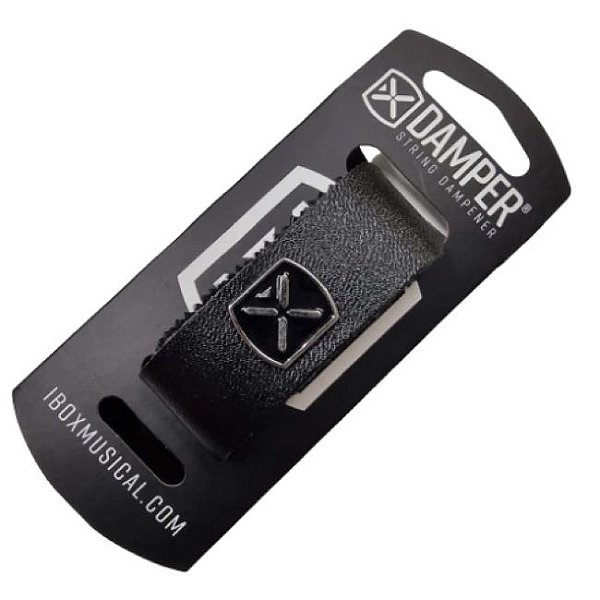 Abafador de Cordas Médio Damper Couro Preto