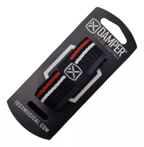 Abafador de Cordas Médio Damper Comfort Tecido BK/RD/WH