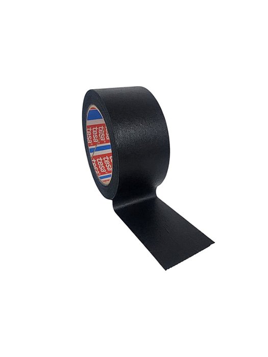 Fita Crepe Preta 4323 Profissional 50mmx50m Tesa
