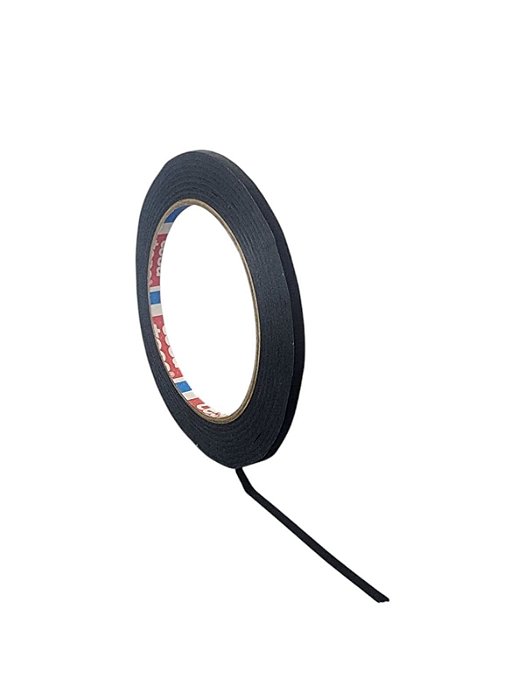 Fita Crepe Preta 4323 Profissional 06mmx50m Tesa