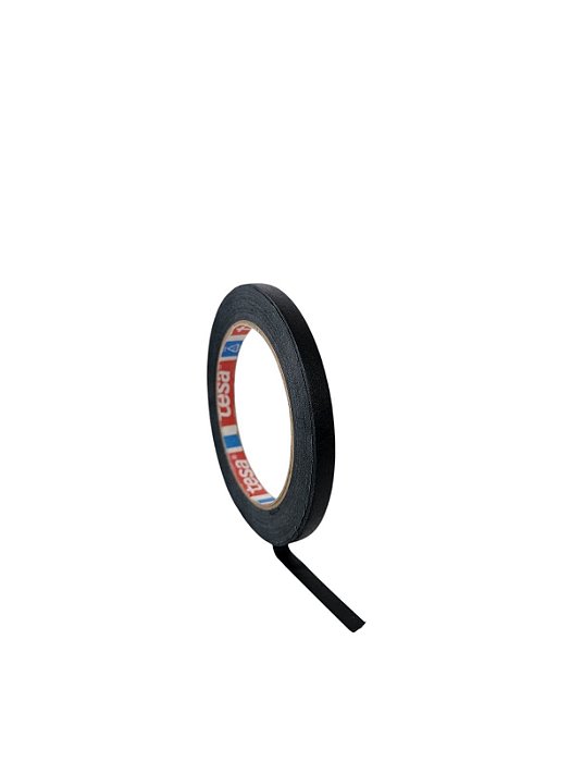 Fita Crepe Preta 4323 Profissional 09mmx50m Tesa