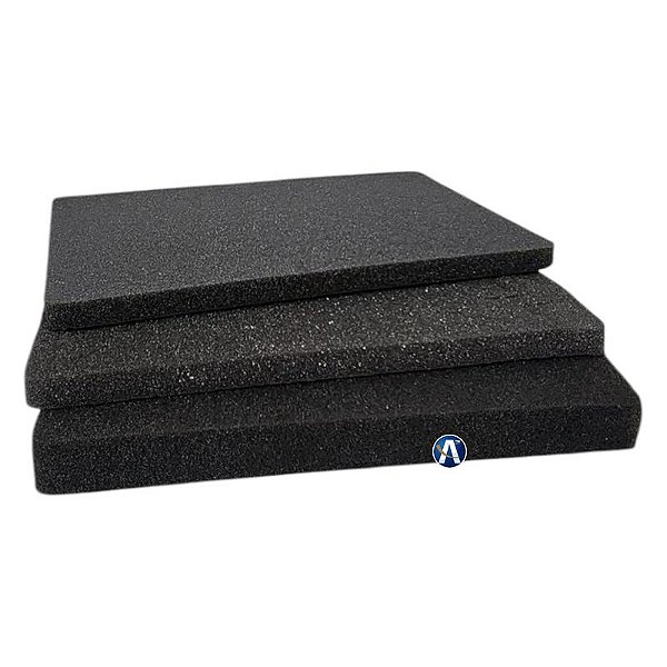 Espuma Serrilhada Para Case MP0011 Cinza